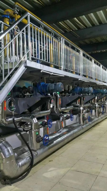 臥式動物油生產(chǎn)線局部